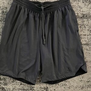 Adidas Men's Dark Gray Athletic Shorts